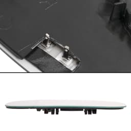 Rear View Mirror Glass Left Right Side With Heating Back Plate Convex Wide Angle Replacement For VW Transporter T5 T6 2010-2016