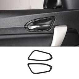 For BMW 1 2 Series F20 F21 F22 F23 2012-2018 ABS Carbon Fiber Car Center Control Interior Decoration Sticker Car Accessories