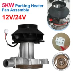 12V/24V 5KW Air Parking Heater Blower Combustion Fan Assembly Motor Start Engine Parts Diesel Air Parking Heaters D2 D4 Air Fan