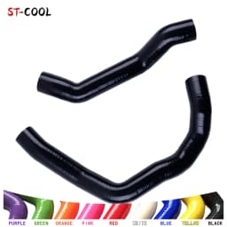 For Alfa Romeo 147 156 GT 1.9 JTD Turbo Upper & Lower To Intercooler Hard Silicone Hose 4Ply Red/Black/Blue/Green 1Pc Or 2Pcs