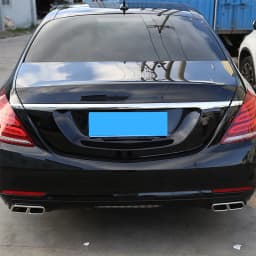 For Mercedes Benz S Class W222 2014 2015 2016 2017 2018 2019 20 ABS Silver Car Tail Strips Sequins Trim Sticker Car Accessories