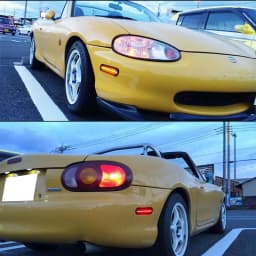 Amber / Red / White LED Car Front / Rear Fender Side Marker Turn Signal Lights For 1990-1997 Mazda Miata & 1999-2005 Mazda MX-5