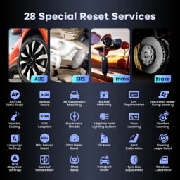 MUCAR VO6 Car Diagnostic Tools Lifetime Free Global Version Full System 28 Resets OBD2 Bi-Directional Control Scan Tool Scanner