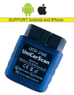 UniCarScan UCSI-2100 Bluetooth Adapter For Motoscan Bimmercode TuneECU BMW Motorcycle Vehicle
