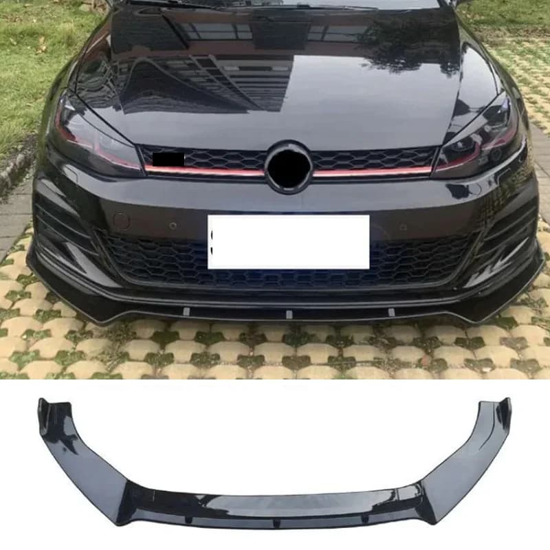 Front Bumper Spoiler Trim Lip Front Bumper Lip For VW Volkswagen Golf 7 7.5 MK7