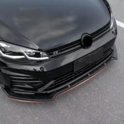 Front Bumper Spoiler Trim Lip Front Bumper Lip For VW Volkswagen Golf 7 7.5 MK7