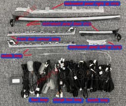 64-color Set For Mercedes-Benz A/CLA class W177 W118 LED Car Air Vent Turbine Outlet Nozzle Ambient Light Atmosphere Neon Lamp
