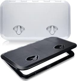 ABS Deck Access Hatch Cover, Waterproof, Anti-UV, Non-Skid Inspection, Marine Boat, Yacht, RV, 24 "x 14"