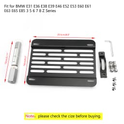 New Bumper Tow Hook License Plate Mount Bracket For BMW F30 F32 F10 3/4/5 SERIES