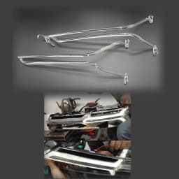 For AUDI Q7 2016 2017 2018 2019 Car LED DRL Daytime Running Lights Light Guide Plate Tube Strip