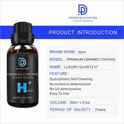 Dpro Ceramic Car Coating 9H Liquid Glass Nano Ceramics Car Detailing Paint Care Waterproof Hydrophobic Anti-scratch Polish Kit