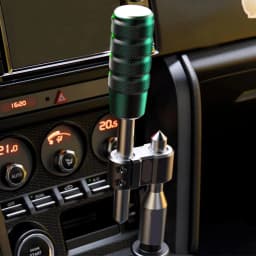 Mechanical Texture High Quality Car Aluminum H Type Shift Knob Extension Adjustable Extender Gear Shifter With Three Adapters