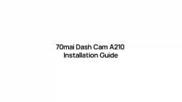70Mai A210 1080P Hdr F1.6 Super Night Vision Dash Cam Built-In Gps Super Capacitor 24H Parking App Control