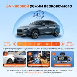 70Mai A210 1080P Hdr F1.6 Super Night Vision Dash Cam Built-In Gps Super Capacitor 24H Parking App Control