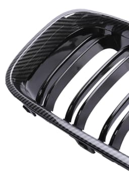 M6 Chrome Black Lower Grills Mesh Facelift Racing M Color Grille Cover For BMW 6 Series F12 F13 F06 2011-2017 Car Accessories