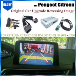 Rear Reverse Camera for Peugeot 308 508 3008 Citroen C3 C4 C5 DS3 DS4 DS5 C3-XR B7 2012 ~ 2023 OEM Screen Upgrade Rear Camera