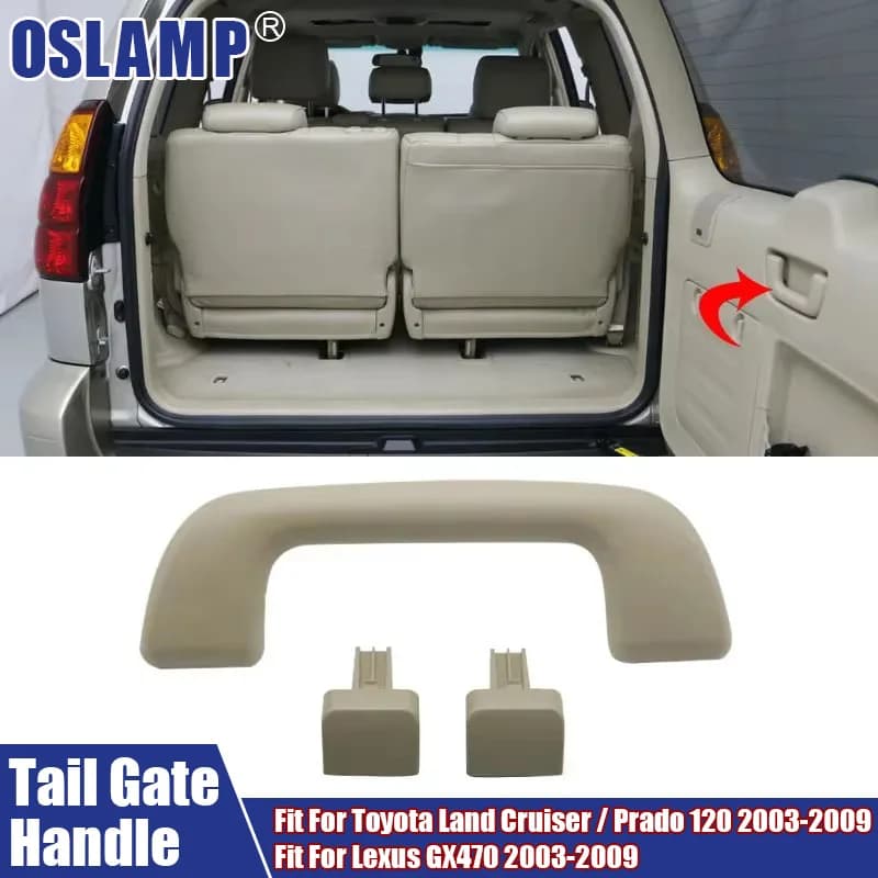 Car Rear Trunk Tail-gate Door Handle Car Accessories Fit For Toyota Land Cruiser / Prado 120 2003-2009 For Lexus GX470 2003-2009