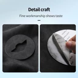 Super Suede For Mini Cooper F54 F55 F56 F57 F60 R55 R56 R57 R58 R59 R60 R61 Flannel Car Steering Wheel Center Cover Trim Sticker