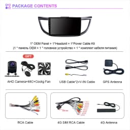 Android 16 Carplay Auto Car Radio Multimedia Player For Honda CRV CR-V 2012-2016 WIFI+4G DSP Autoradio Stereo 2din Head Unit