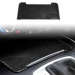 For Audi A4 B8 A5 Q5 Central Control Storage Box Panel Cover Sticker Real Carbon Fiber Car Interior Accessories