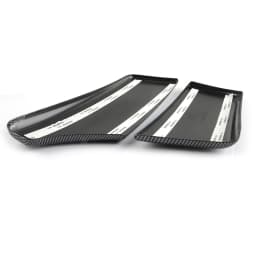 2Pcs Carbon Fiber Center Console Storage Box Armrest Panel Cover Sticker LHD For BMW 5 Series F10 F18 2011-2017 Car Accessories