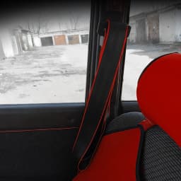 4pcs Red Edge Car Seat Belt Webbing Polyester Seat Lap Nylon Safety Strap 3.6M 48MM Car Seat Conversion Car Accessories DIY