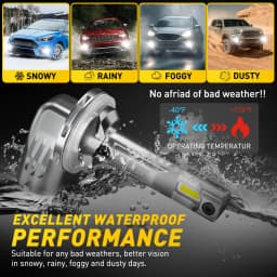 AUXITO 2Pcs H27W 881 LED Canbus 880 H27 H27W/2 H21W/1 LED Fog Lights Bulbs Car Fog Driving Lamp DRL No Error High Power 6500K