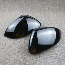 Black For VW Golf 8 MK8 2020 Mirror Cover Rear View Side Mirror Cap Housing Support Lane Change Side Assist Blind Spot Assist