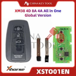 1PCS Xhorse XSTO01EN Global Version For Toyota XM38 Smart Key 4D 8A 4A All in One with Logo for VVDI Support Renew