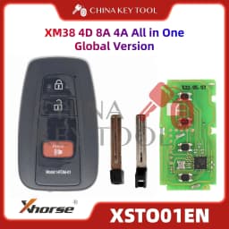 1PCS Xhorse XSTO01EN Global Version For Toyota XM38 Smart Key 4D 8A 4A All in One with Logo for VVDI Support Renew