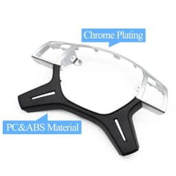 Upgraded Car Steering Wheel Cover Trim Outer Panel For Mercedes Benz C E M ML GL GLS G Class W204 W212 W166 W463 A0994640513