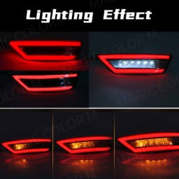 For Ford Focus Hatchback 2009-2013 Ecosport 2013-2020 Kuga Escape 2013-2018 Rear Bumper Lamp Reflector Fog Light Turn Signal 12V