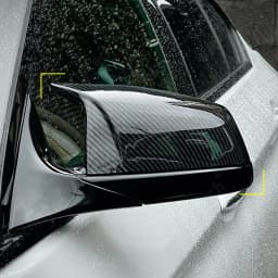 Side Wing Rearview Mirror Cover Cap For BMW 5 6 7 Series F01 F02 F03 F04 F06 F07 F10 F11 F12 F13 Carbon Black high quality types