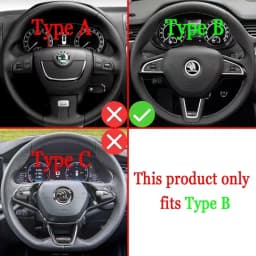 For Skoda Octavia A7 MK3 5E RS VRS Superb B8 Scala Karoq Kodiaq Car Steering Wheel Skoda Paddle Shift Extend Shifter Accessories