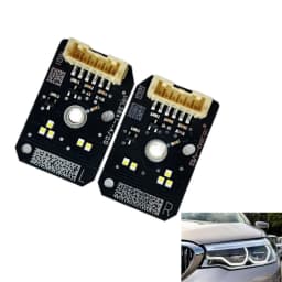 5X White LED Boards For 2017-2020 BMW 5 series G30 G31 G32 GT F90 M5 520i 530i 540i DRL Adaptive LED Headligt Daylight Module