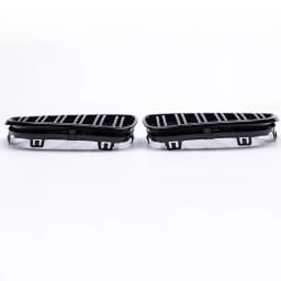 For BMW 2 Series F22 F23 F87 M2 Gloss Black Car Front Bumper Kidney Grill Grilles Car Styling Racing Grills Accessory 2014-2018
