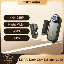DDPAI N5 Dual 4K HDR Dash Cam Front Rear AI NightVIS Camera WiFi 6 GPS ADAS Voice Control 24H Parking Mode Car DVR