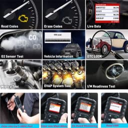 LAUNCH X431 Creader CR3001 OBD2 Scanner Engine Fault Automotive OBDII OBD Code Reader Diagnostic Scan Tool Free Update PK ELM327