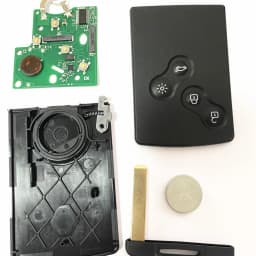 NO LOGO! 5PCS/LOT 4 Button Remote Key Card 433MHz ID46-PCF7952 Keyless Entry for Renau Megane 3 Laguna 3 Scenic