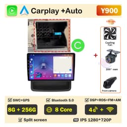 Car Radio for Renault Trafic Opel Vivaro Nissan Primastar 2010-2011-2014 Carplay Android Auto Player GPS Navigation Autoradio