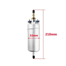 0580464075 Inline Fuel Pump 12V Universal Electric Fuel Pump 150L/H High Pressure External Inline Fuel Pump for Gasoline Diesel