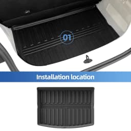 Sambee Left Drive for Leapmotor T03 EV 2024 -2026 Car Floor Mats Trunk Pad TPE 3D Foot Mat Odorless Tray Anto Accessories Black