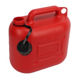 Fuel Gas Can 5L 1.3 Gallon ABS Leakage Free Red Portable Gasoline Container with 27cm Outlet Pipe For Car Motorcycles