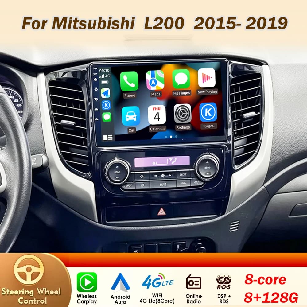 Android Autoradio For Mitsubishi Pajero Sport 3 L200 5 Triton 3 2015- 2019 Car Radio Carplay GPS Navigation Stereo Player WIFI