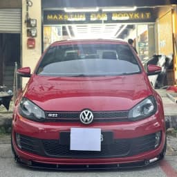 Maxton Style Car Front Bumper Lip Spoiler For VW Golf MK6 GTI Golf MK6 GTI 2009-2013 Front Boot Bumper Chin Protector Spoiler