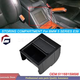 NEW for BMW 5 SERIES E39 525i 540i M5 Center Console Storing Compartment Black Coin Storage Tray 51168159698