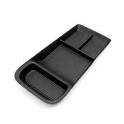Smabee LHD for Polestar 4 2023 2024 Car Storage Box Center Console Lower Layer Storage Tray Organizer Interior Accessories Black