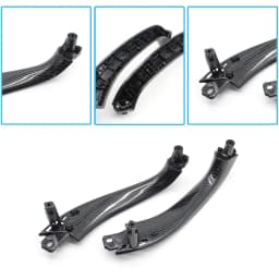2PCS Car Front Rear Inner Door Left Right Handle Inside Pull Handle Panel Cover Trim For BMW X3 X4 G01 G02 F97 F98 2018-2022