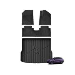 Smabee for Leapmotor B10 2025 2026 Car Floor Mats Cargo Liner Trunk Pad TPE 3D Foot Mat Waterproof All Weather Accessories