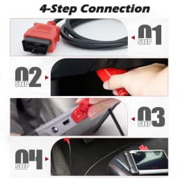 Main Test Cable Fit for Autel MaxiSys MS908/MS906 26pin to 16pin Diagnostic Programming Adapter Automobile OBD2 Extension Cable